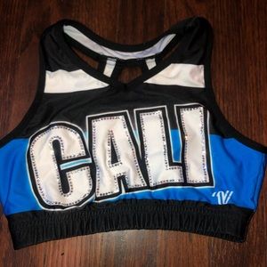 youth california all stars sports bra